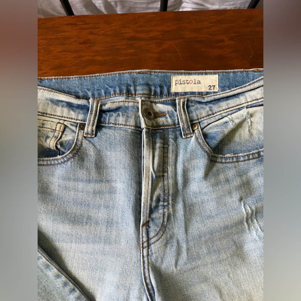 Pistola Light Blue Denim Jeans - Faded Blue